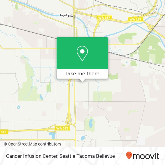 Cancer Infusion Center map