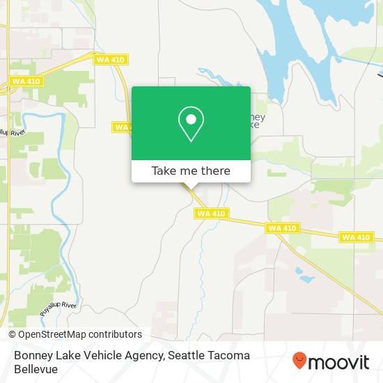 Mapa de Bonney Lake Vehicle Agency