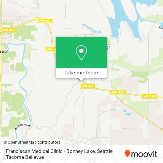 Franciscan Medical Clinic - Bonney Lake map