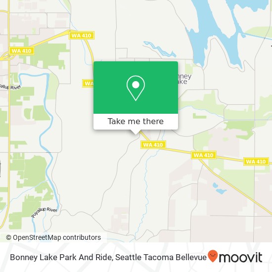 Mapa de Bonney Lake Park And Ride