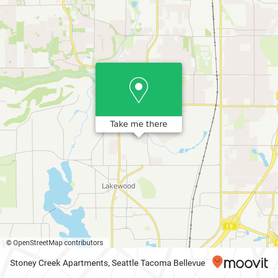 Stoney Creek Apartments map