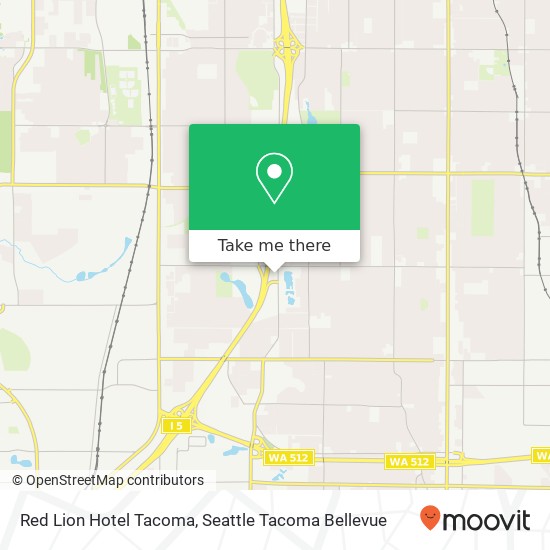 Mapa de Red Lion Hotel Tacoma