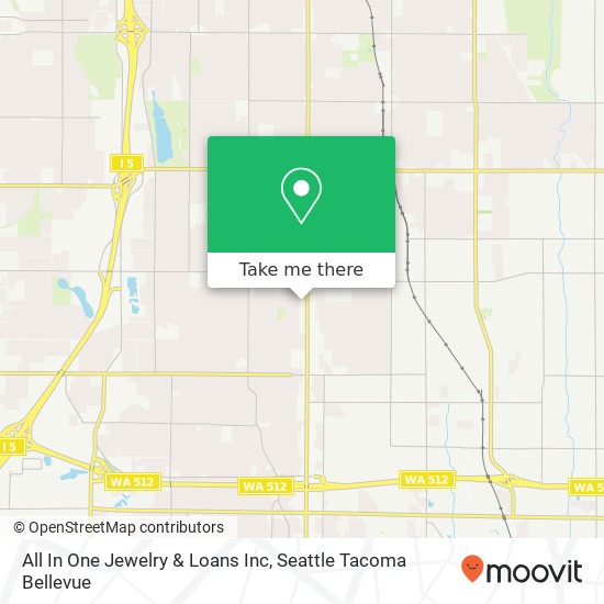 Mapa de All In One Jewelry & Loans Inc