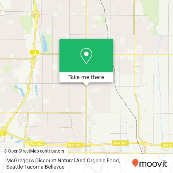 McGregor's Discount Natural And Organic Food map