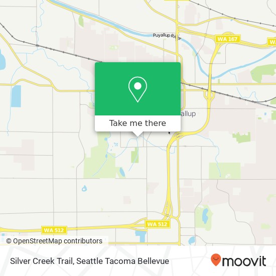 Mapa de Silver Creek Trail