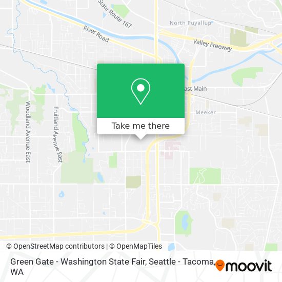 Mapa de Green Gate - Washington State Fair