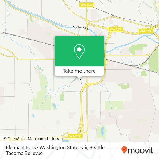 Mapa de Elephant Ears - Washington State Fair