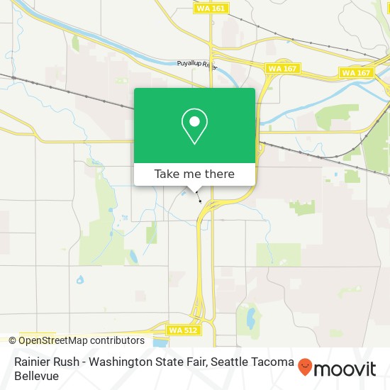 Mapa de Rainier Rush - Washington State Fair