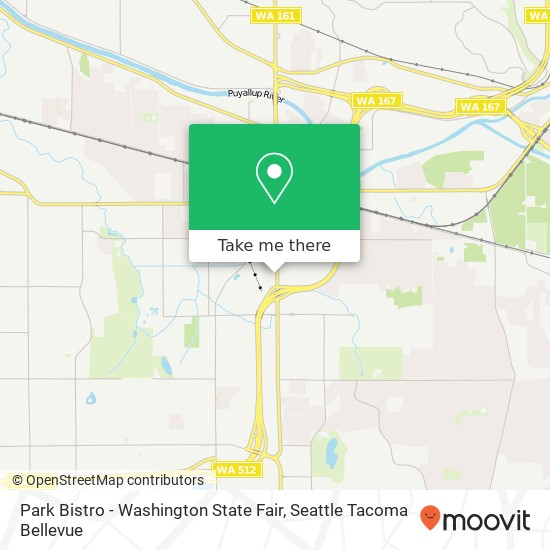 Park Bistro - Washington State Fair map