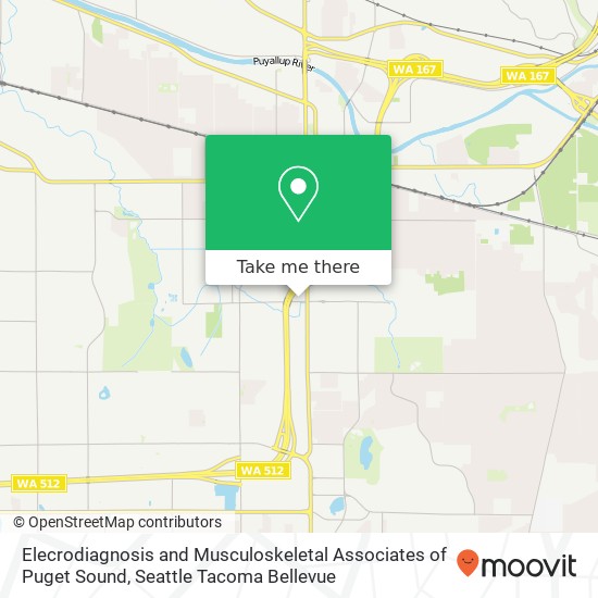 Elecrodiagnosis and Musculoskeletal Associates of Puget Sound map
