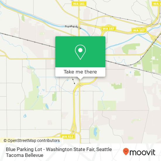 Blue Parking Lot - Washington State Fair map