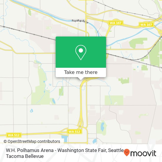 Mapa de W.H. Polhamus Arena - Washington State Fair
