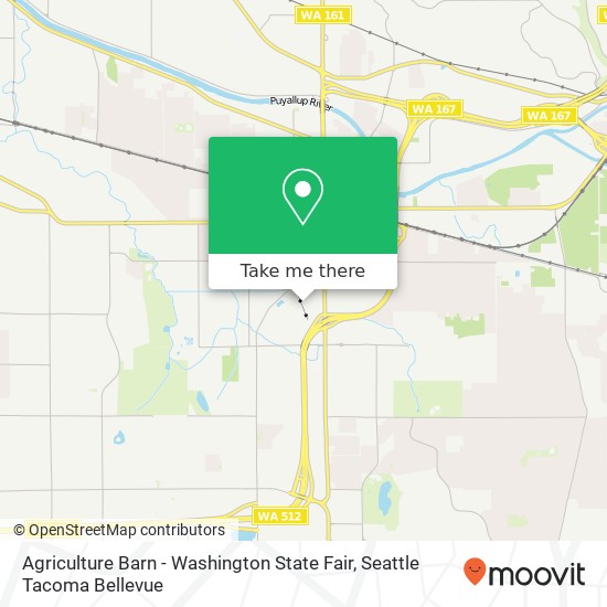 Agriculture Barn - Washington State Fair map