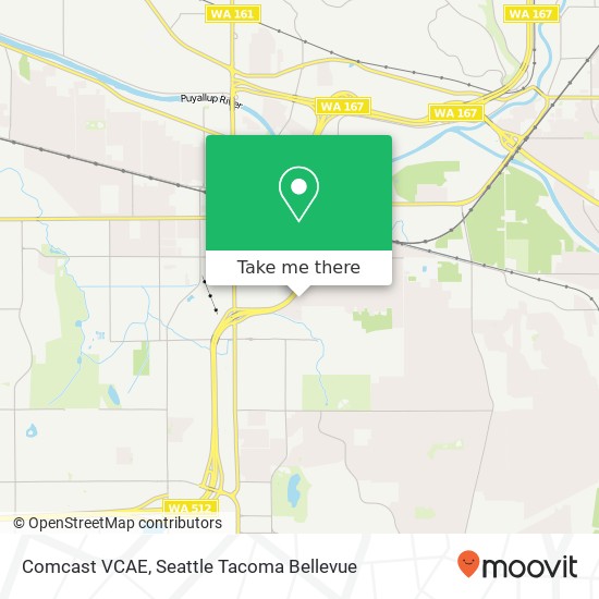 Comcast VCAE map