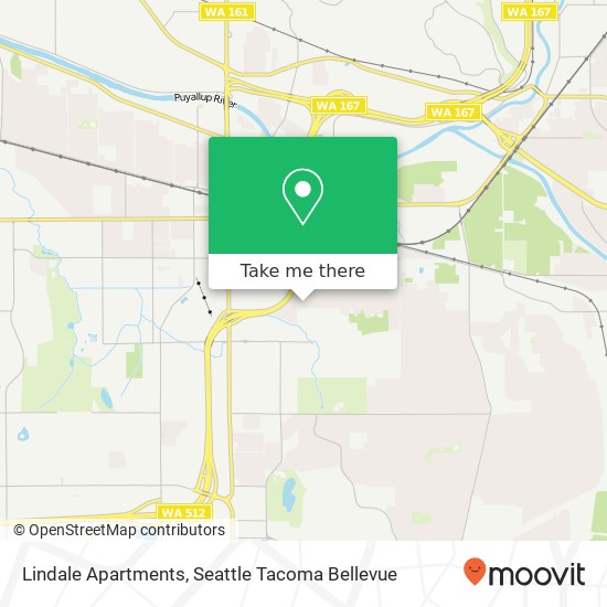 Lindale Apartments map
