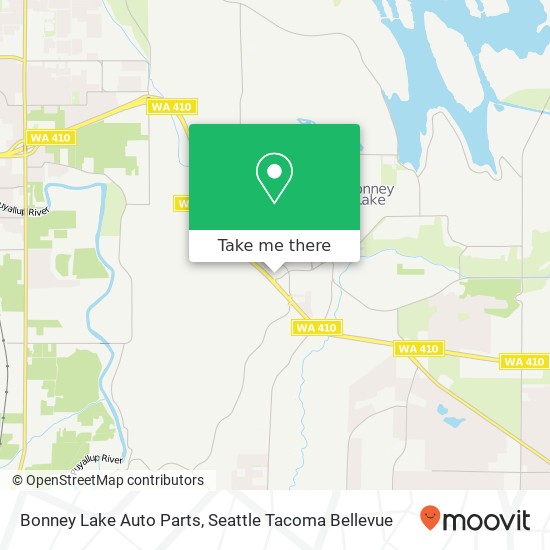 Bonney Lake Auto Parts map