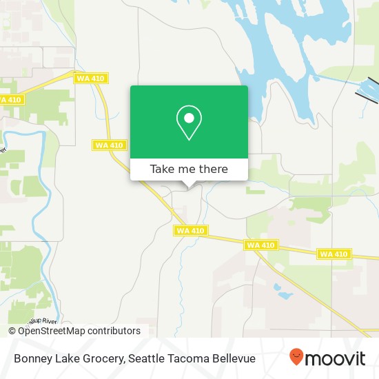 Mapa de Bonney Lake Grocery