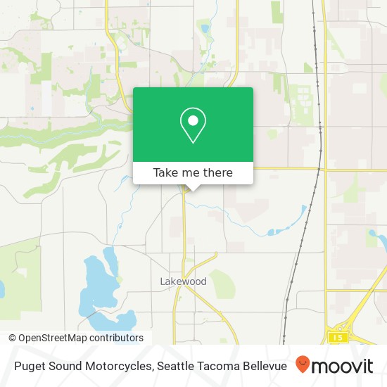 Puget Sound Motorcycles map