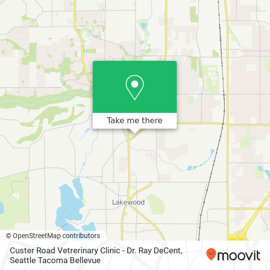 Mapa de Custer Road Vetrerinary Clinic - Dr. Ray DeCent