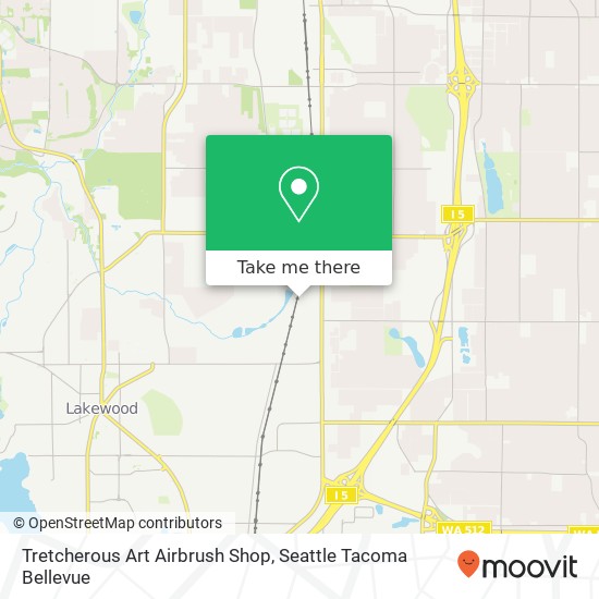 Tretcherous Art Airbrush Shop map