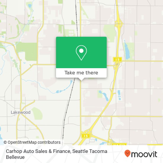 Carhop Auto Sales & Finance map