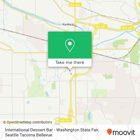 International Dessert Bar - Washington State Fair map
