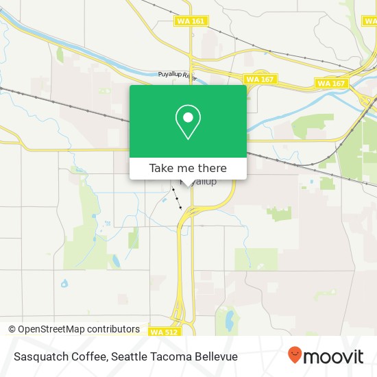 Sasquatch Coffee map