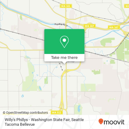 Willy's Phillys - Washington State Fair map
