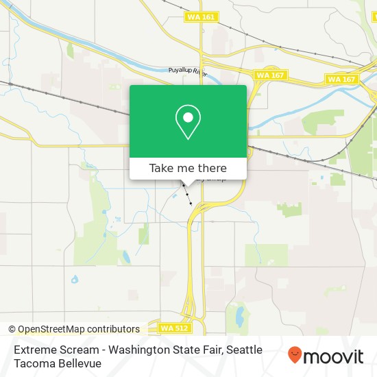 Mapa de Extreme Scream - Washington State Fair