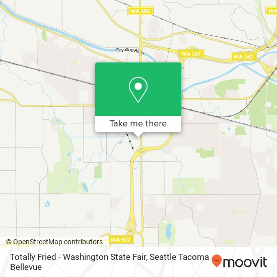 Mapa de Totally Fried - Washington State Fair