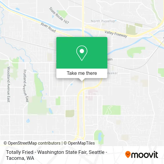 Mapa de Totally Fried - Washington State Fair
