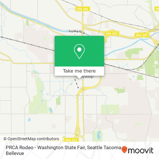 PRCA Rodeo - Washington State Fair map
