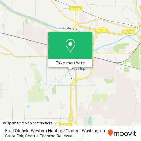 Mapa de Fred Oldfield Western Heritage Center - Washington State Fair