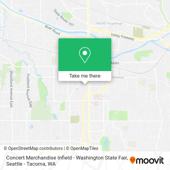 Mapa de Concert Merchandise Infield - Washington State Fair