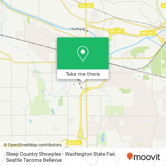 Sleep Country Showplex - Washington State Fair map