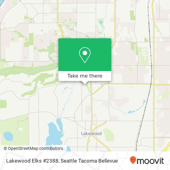 Lakewood Elks #2388 map