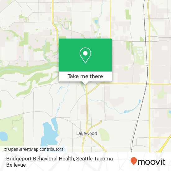 Bridgeport Behavioral Health map