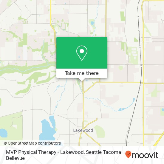 MVP Physical Therapy - Lakewood map