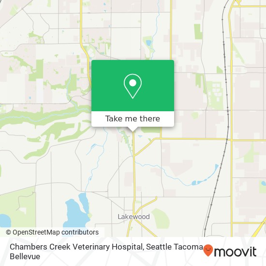 Chambers Creek Veterinary Hospital map
