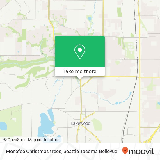 Mapa de Menefee Christmas trees