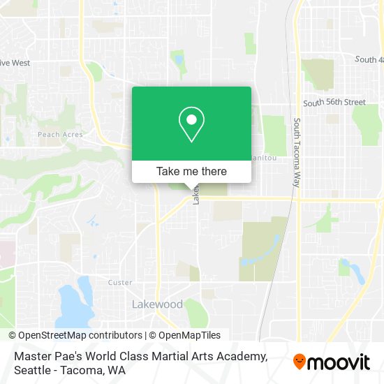 Master  Pae's World Class Martial Arts Academy map