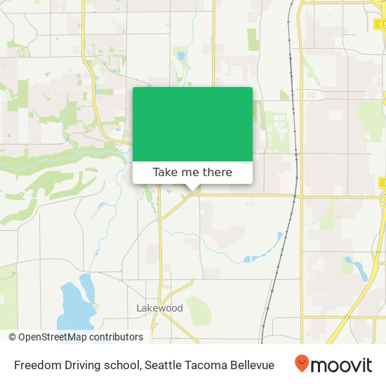 Mapa de Freedom Driving school