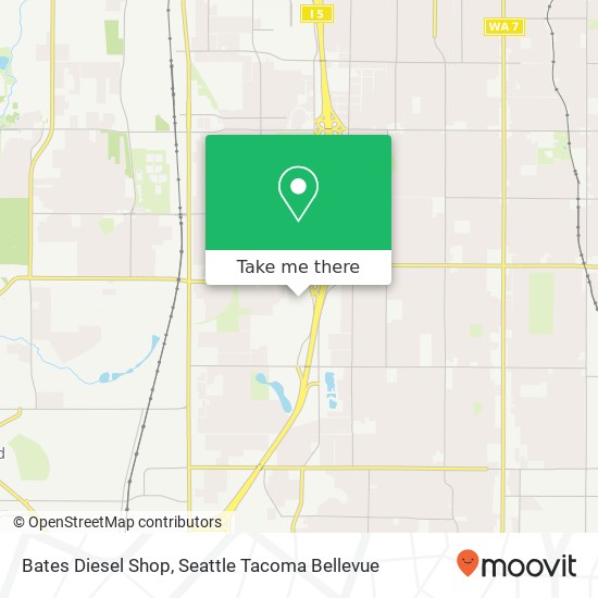 Bates Diesel Shop map