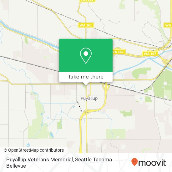 Mapa de Puyallup Veteran's Memorial