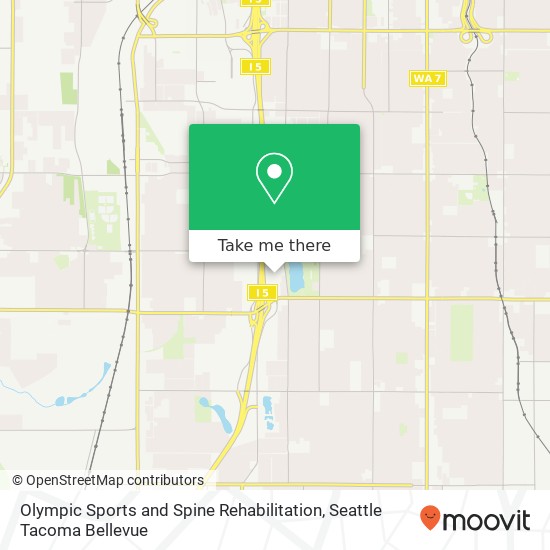 Olympic Sports and Spine Rehabilitation map
