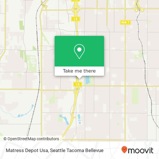 Mapa de Matress Depot Usa