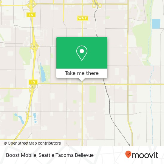 Mapa de Boost Mobile