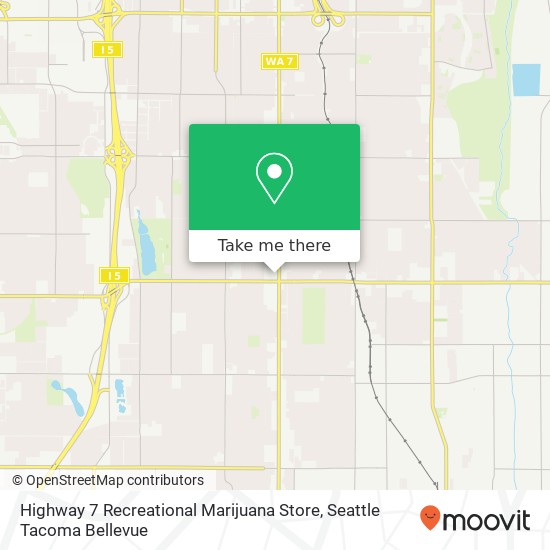 Mapa de Highway 7 Recreational Marijuana Store