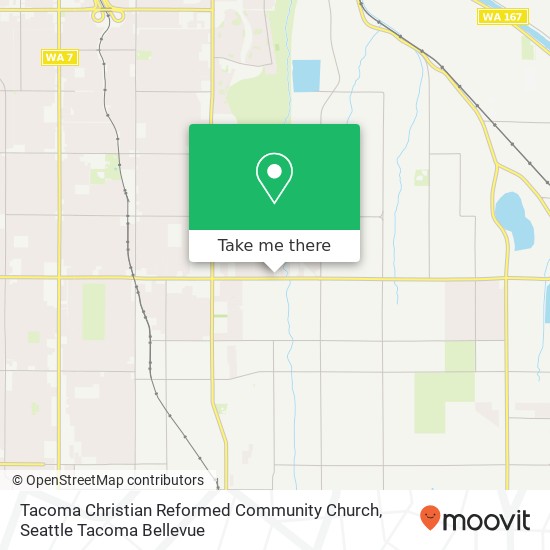 Mapa de Tacoma Christian Reformed Community Church