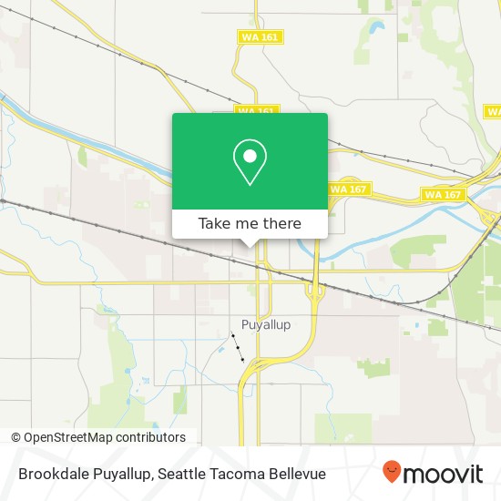 Brookdale Puyallup map